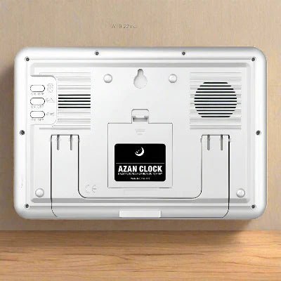 Horloge Priere - AzanClock™ - Blanc Ecran Blanc - Ma Oumma