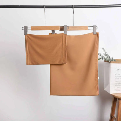 le khimar | ensemble pastel caramel