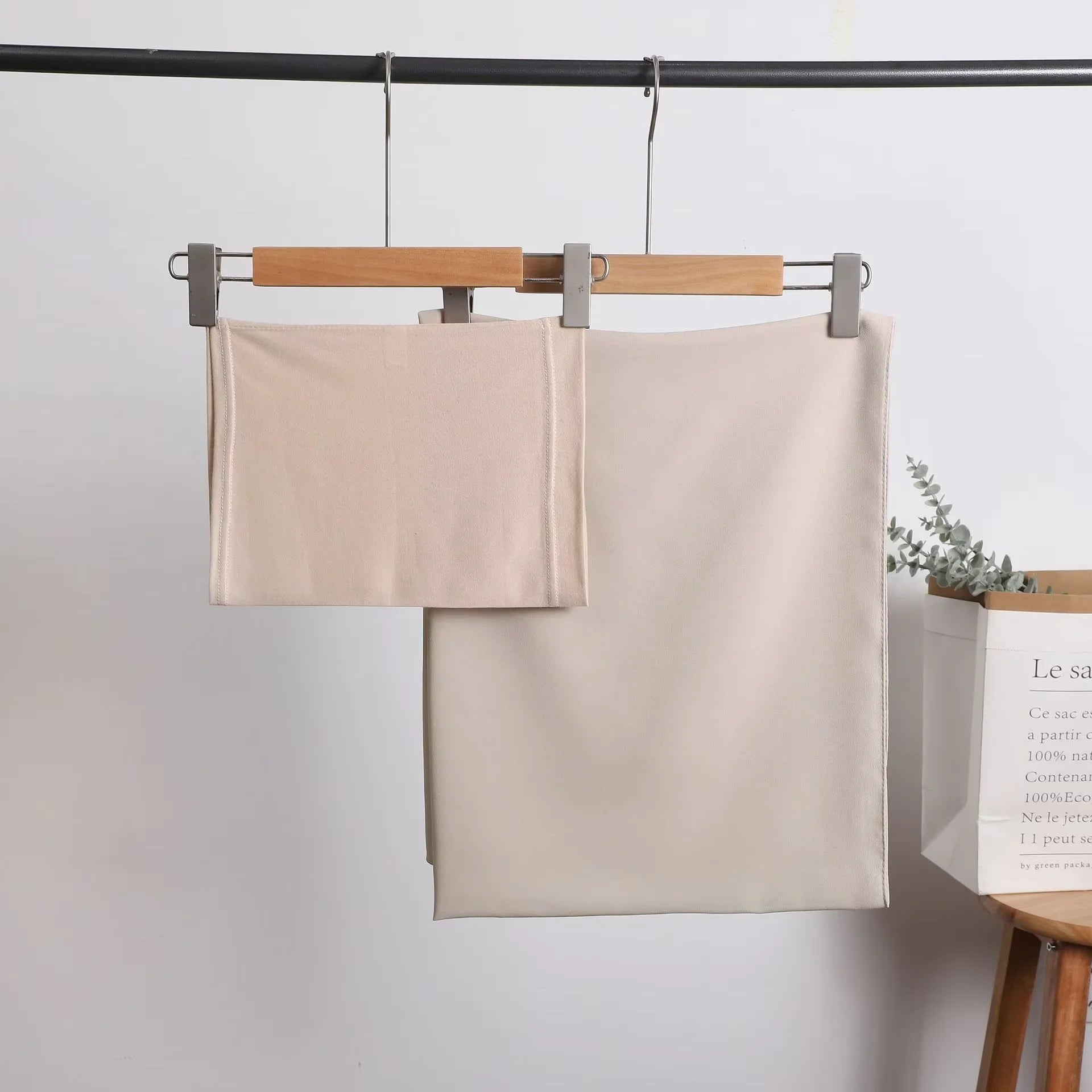 le khimar | ensemble pastel crème