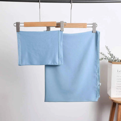 le khimar | ensemble pastel bleu