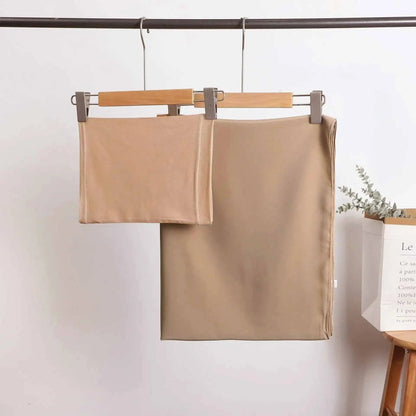 le khimar | ensemble pastel latte