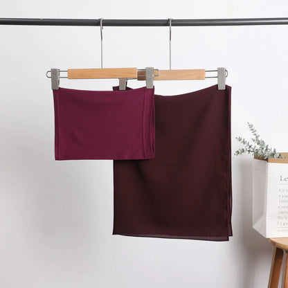 le khimar | set khimar + bonnet rubis