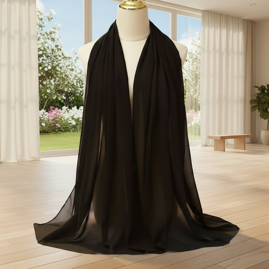 le khimar jersey noir