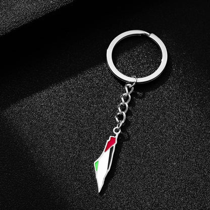 Porte cle | Porte clé Palestine argent