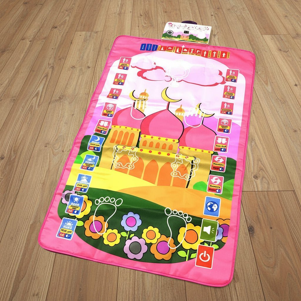 Tapis de Priere Interactif rose