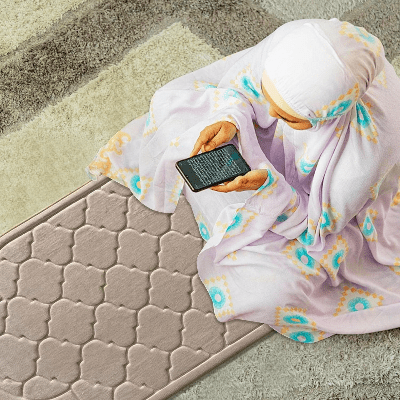 Tapis de priere - PrayerMat™ - Beige Camel - Ma Oumma